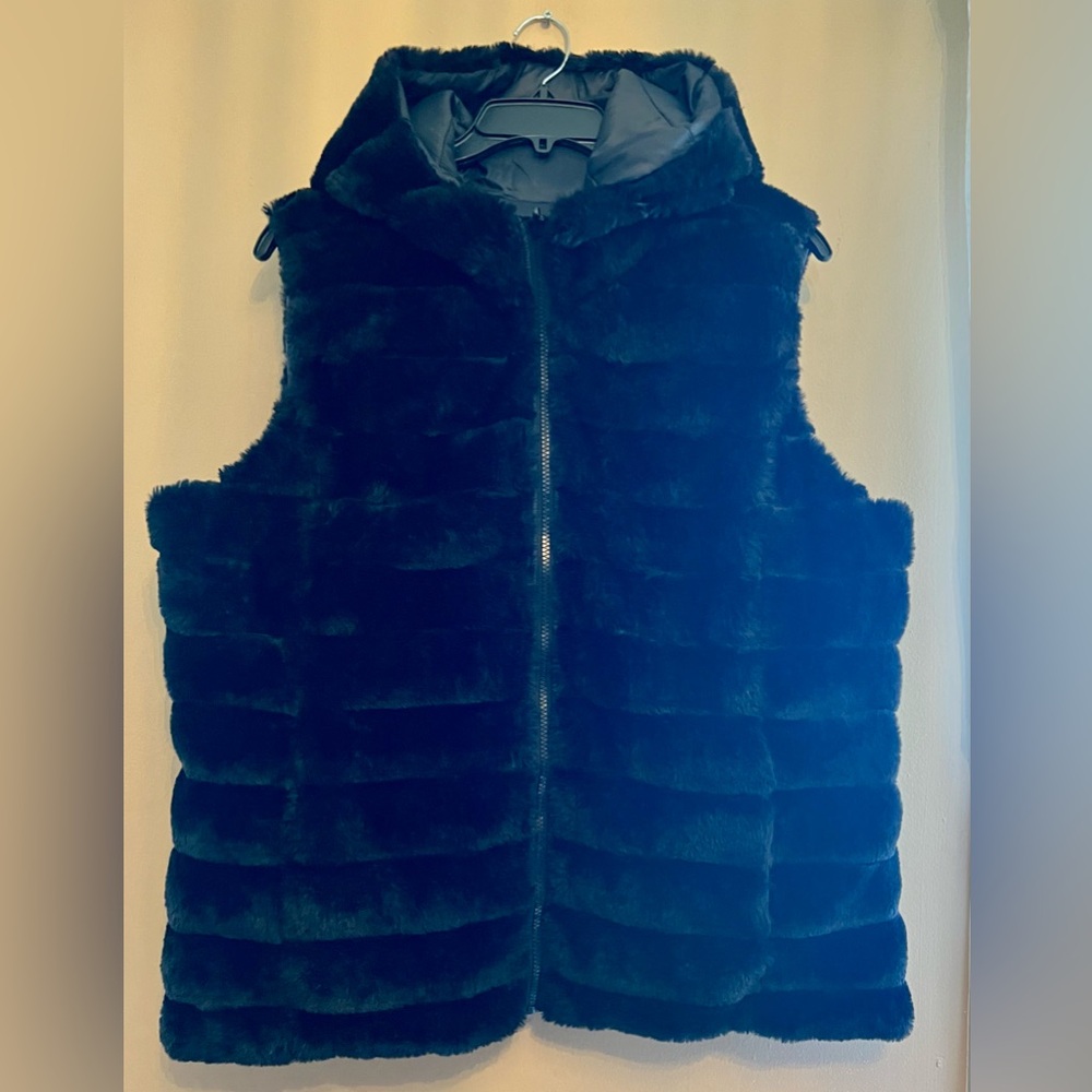 New York and Company Faux Fur Vest